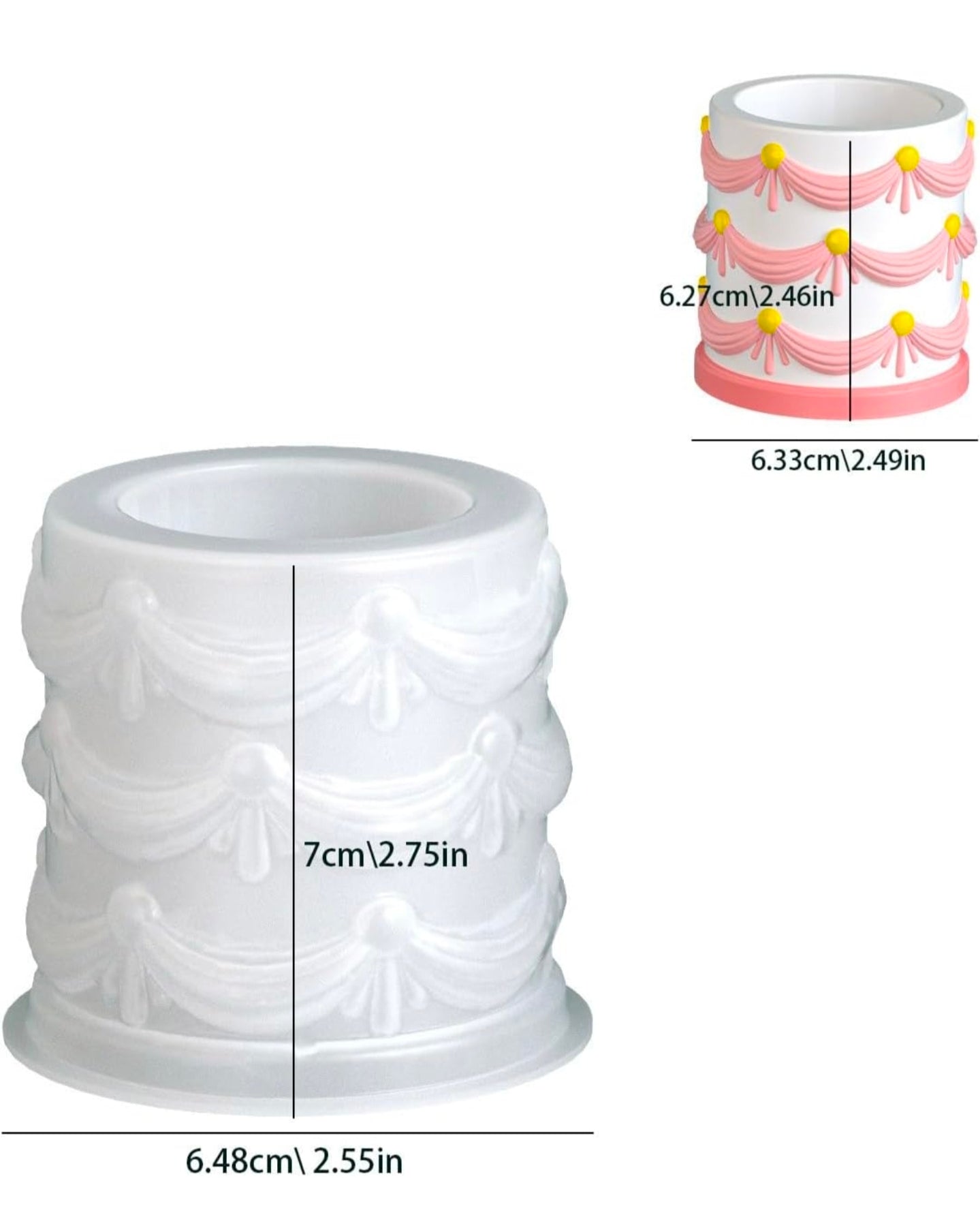 Molde de Maceteros y Tarros (Jarrón) para decoraciones