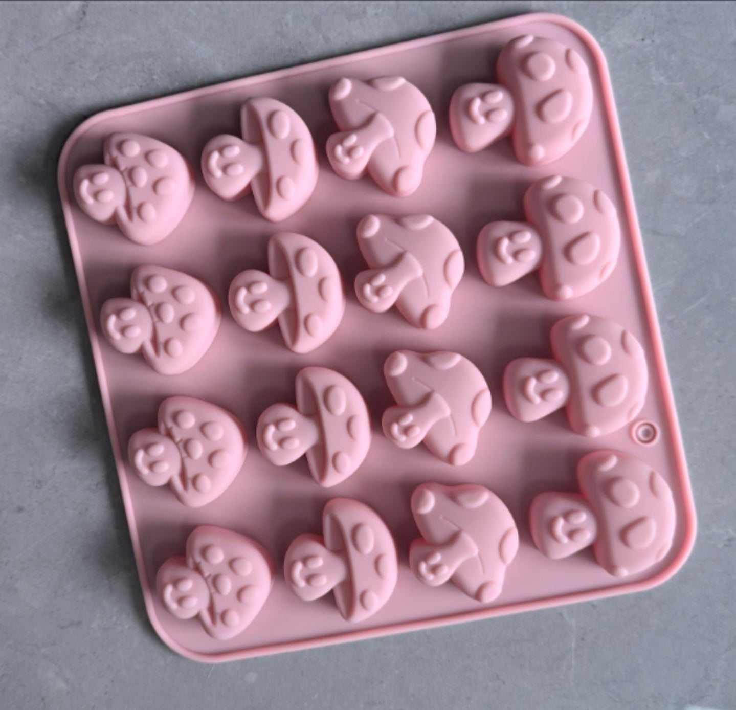 Moldes de Hongos para Jabones, Comestibles, Chocolate y Bizcocho