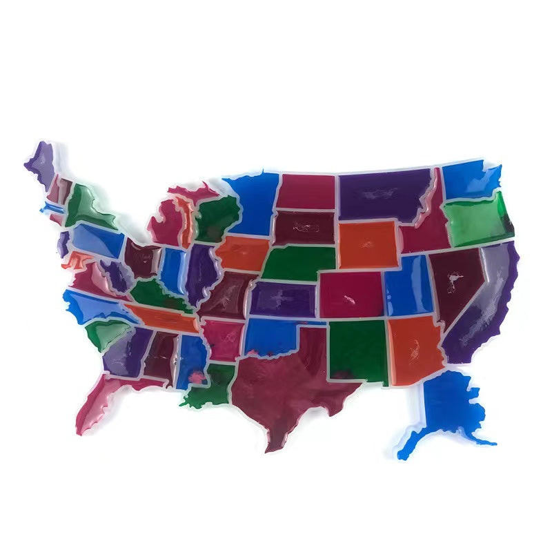 Molde Mapa EE.UU para Rompecabezas